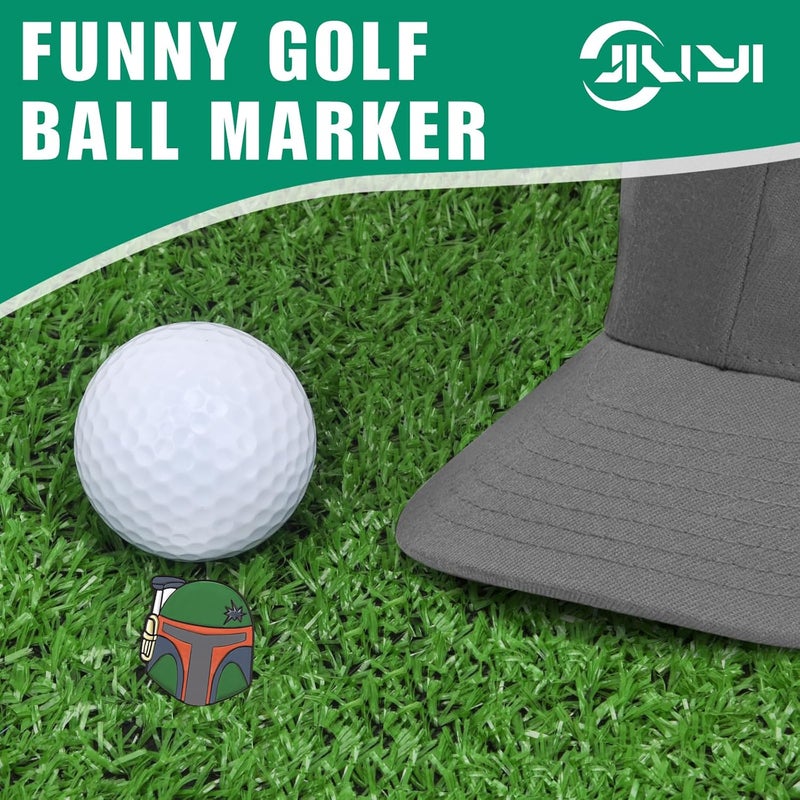 JIUYIBC Golf Ball Marker Hat Clip, Golf Accessories for Men, Golf Ball Stamp, Funny Golf Gifts, Golf Gadgets - Image 3
